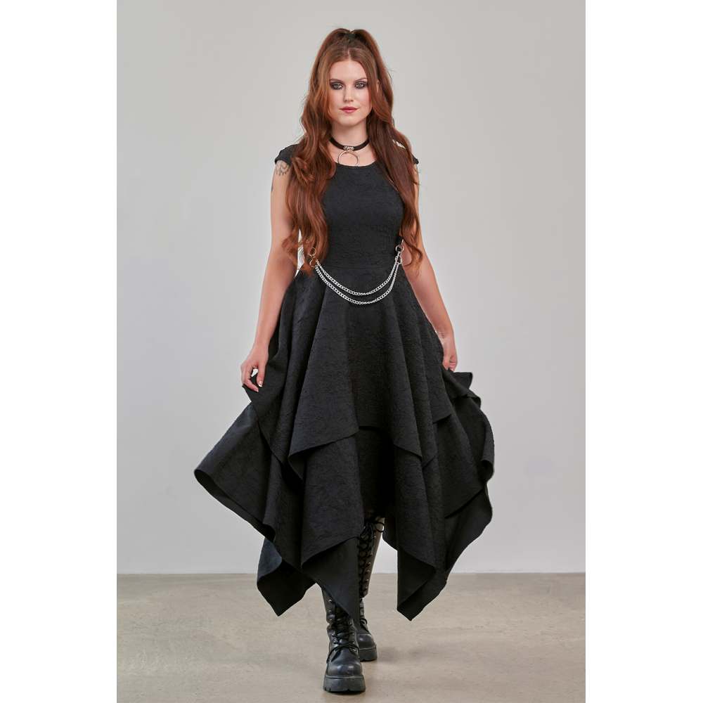 Banned - Hexed Isadora Longue robe - Noir